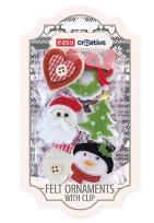 Opakowanie Ozdoby filcowe z klipsem 921775
