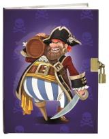 Opakowanie Pamiętnik z kłódką 13x18cm Pirat