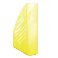 Opakowanie Pojemnik na dokumenty ażurowy transparentny żółty