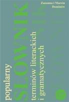 Okładka książki Popularny słownik terminów liter. i gram. ARTI