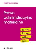 Opakowanie Prawo administracyjne materialne Pytania Kazusy Tablice Testy