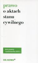 Okładka książki Prawo o aktach stanu cywilnego
