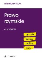 Okładka książki Prawo rzymskie