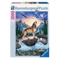 Opakowanie Puzzle 1000 Wyjący wilk