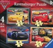 Opakowanie Puzzle 4w1 Auta 3