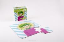 Okładka książki Puzzle dla najmłodszych - Domisie - Pysia