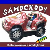 Opakowanie Samochody Kolorowanka z naklejkami