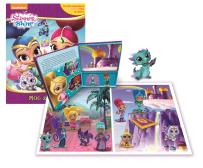 Okładka książki Shimmer&Shine. MOC ZABAWY 12 figurek i mata do zabawy