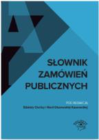 Okładka książki Słownik zamówień publicznych