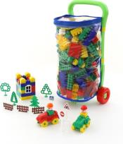 Opakowanie Taczka 'Caddie' + Klocki 'Budowniczy' 251el.