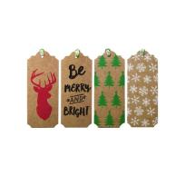 Opakowanie Tagi prezentowe - 8 sztuk Kraft