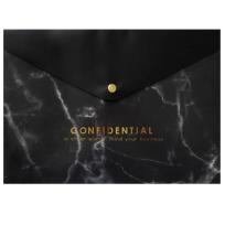 Opakowanie Teczka A4 Czarny marmur INCOOD