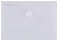 Opakowanie Teczka kopertowa Donau A7 na zatrzask transparentna