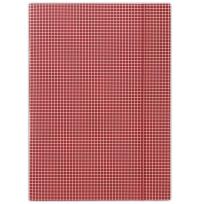 Opakowanie Teczka z gumką A4 czerwona w kratę