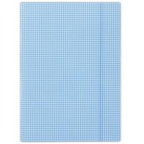 Opakowanie Teczka z gumką A4 niebieska w kratę