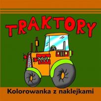 Opakowanie Traktory Kolorowanka z naklejkami