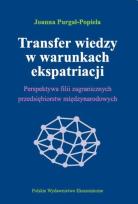 Okładka książki Transfer wiedzy w warunkach ekspatriacji