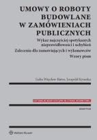 Okładka książki Umowy o roboty budowlane w zamówieniach publicznych