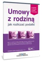 Okładka książki Umowy z rodziną Jak rozliczać podatki