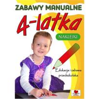 Okładka książki Zabawy manualne 4-latka