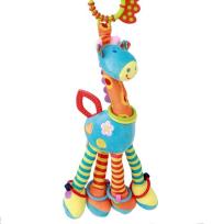 Opakowanie Zawieszka gryzak duża żyrafa pluszowa 45cm niebieska