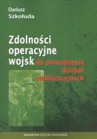 Okładka książki Zdolności operacyjne wojsk do prowadzenia działań stabilizacyjnych