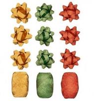 Opakowanie Zestaw do pakowania II rozetki + wstążki