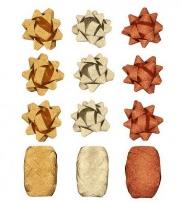 Opakowanie Zestaw do pakowania rozetki + wstążki