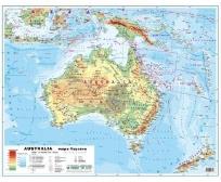 Okładka książki Australia 1:12 100 000 mapa pol. i fiz. ścienna
