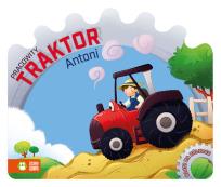 Okładka książki Bajki na kółkach. Pracowity traktor Antoni