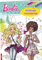 Okładka książki Barbie. Koloruję, rozwiązuję