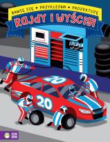 Okładka książki Bawię się, przyklejam, projektuję. Rajdy i wyścigi