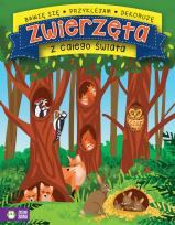 Okładka książki Bawię się, przyklejam, projektuję. Zwierzęta z całego świata