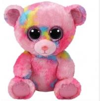 Opakowanie Beanie Boos Franky - kolorowy miś 15 cm