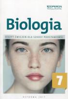 Okładka książki Biologia 7 Zeszyt ćwiczeń
