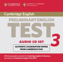 Opakowanie Cambridge Preliminary English Test 3 Audio CD Set