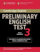 Opakowanie Cambridge Preliminary English Test 3 Student's Book with Answers