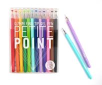 Opakowanie Cienkopisy żelowe ze szlachetnym kamieniem 12 sztuk