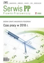 Okładka książki Czas Pracy w 2018 r.