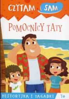 Okładka książki Czytam sam. Pomocnicy taty. Historyjka i zagadki