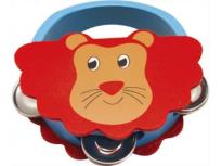 Opakowanie Drewniane tamburyno Lew