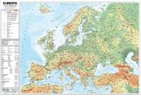 Okładka książki Europa 1:10 000 000 mapa pol. i fiz. ścienna