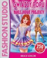 Okładka książki Fashion Studio. Gwiazdy Popu. Naklejkowe projekty