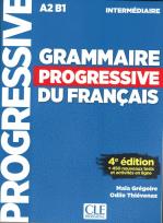 Okładka książki Grammaire progressive niveau interme.A2 B1 4ed+CD