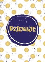 Okładka książki Karnet B6 Dziękuję