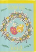 Opakowanie Karnet B6 Wielka Noc. Wianek