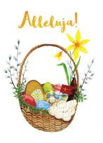 Opakowanie Karnet B6 Wielkanoc Koszyczek
