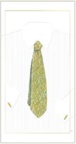 Opakowanie Karnet krawat zielony 12x23 + koperta