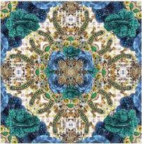 Opakowanie Karnet kwadrat z kopertą Blue Precious Rose