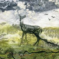 Opakowanie Karnet kwadrat z kopertą Deer